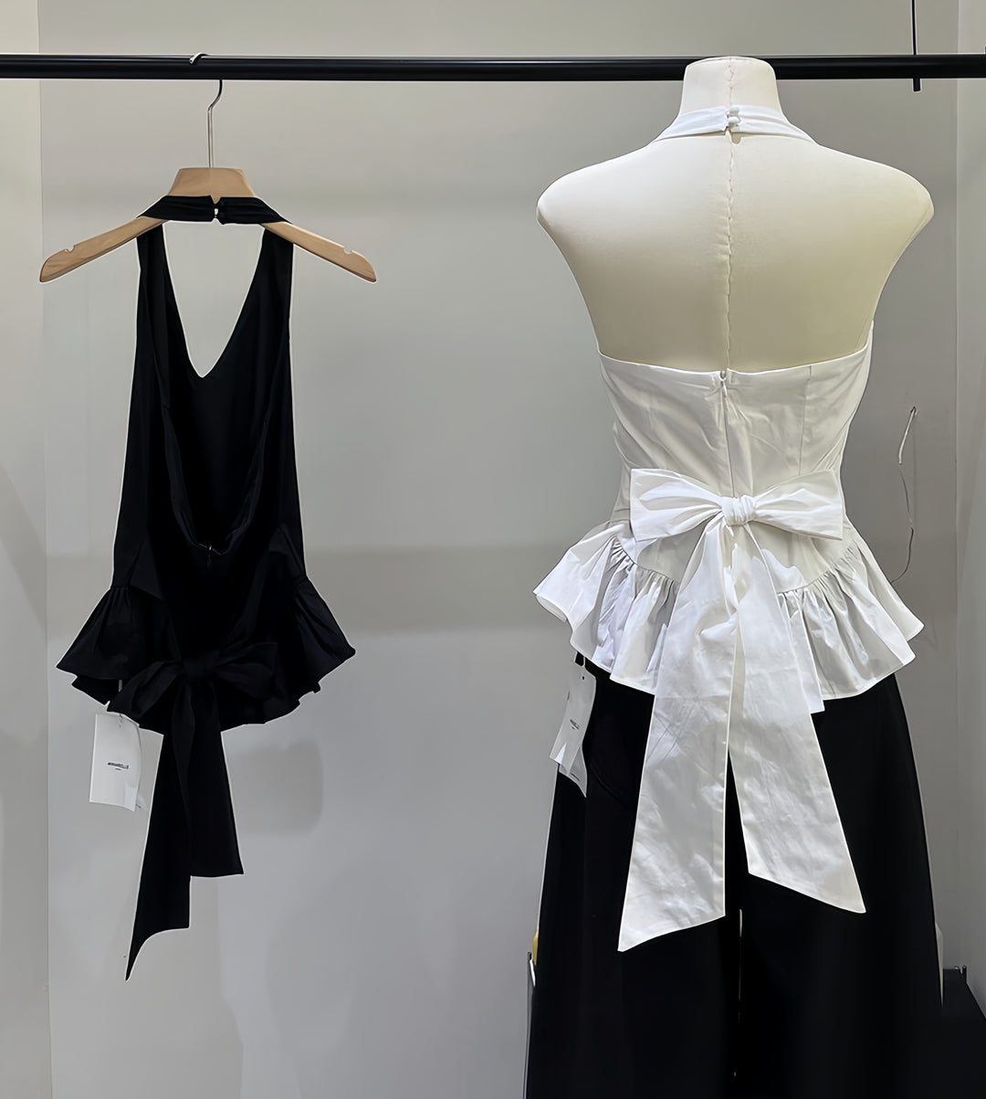 【tops】 ホルターネックフリルトップス  K0610