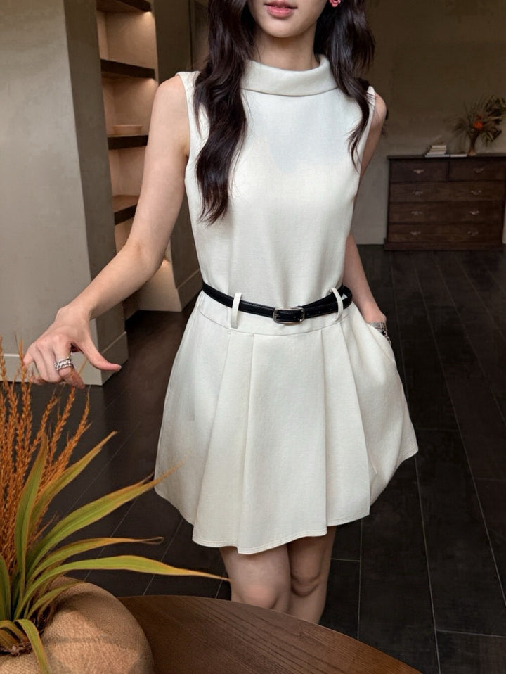 【dress】ノースリーブミニワンピース Q8669