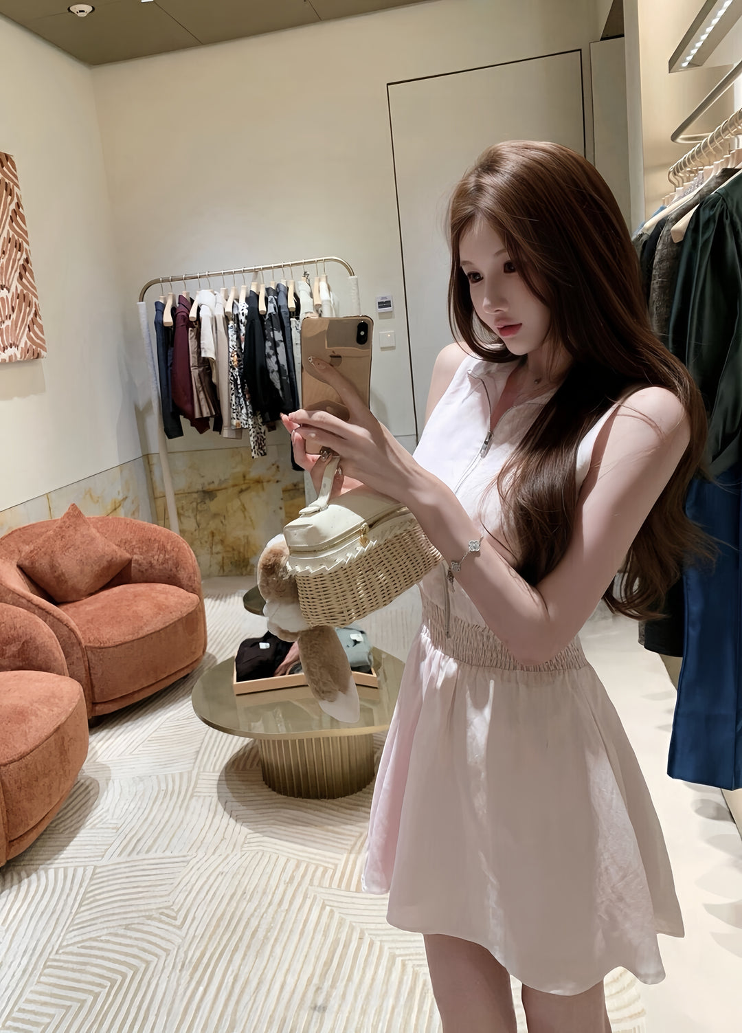 【dress】ミニワンピース　K0614