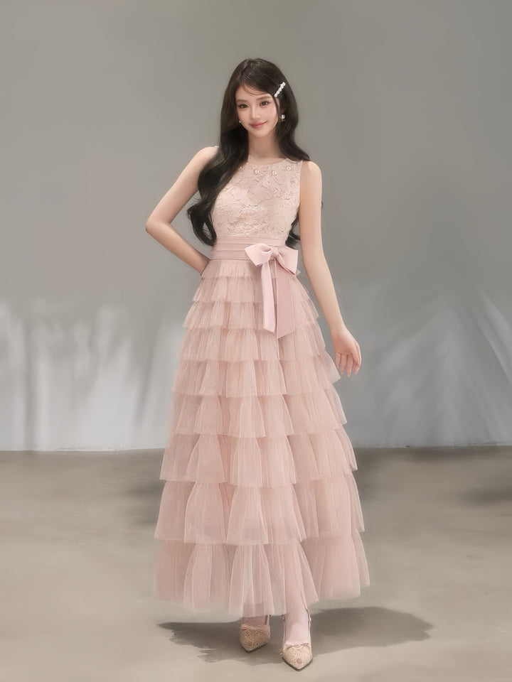 【dress】ティアードロングワンピース　K0620