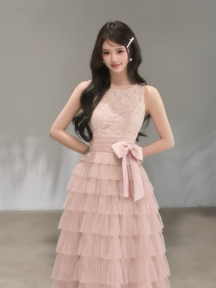 【dress】ティアードロングワンピース　K0620