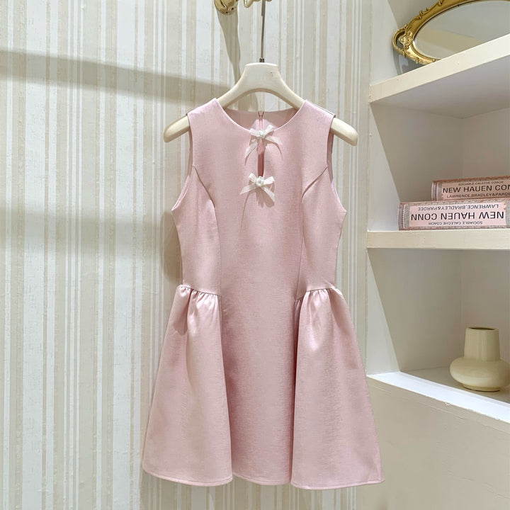 【dress】リボンフレアミニワンピース  N3721