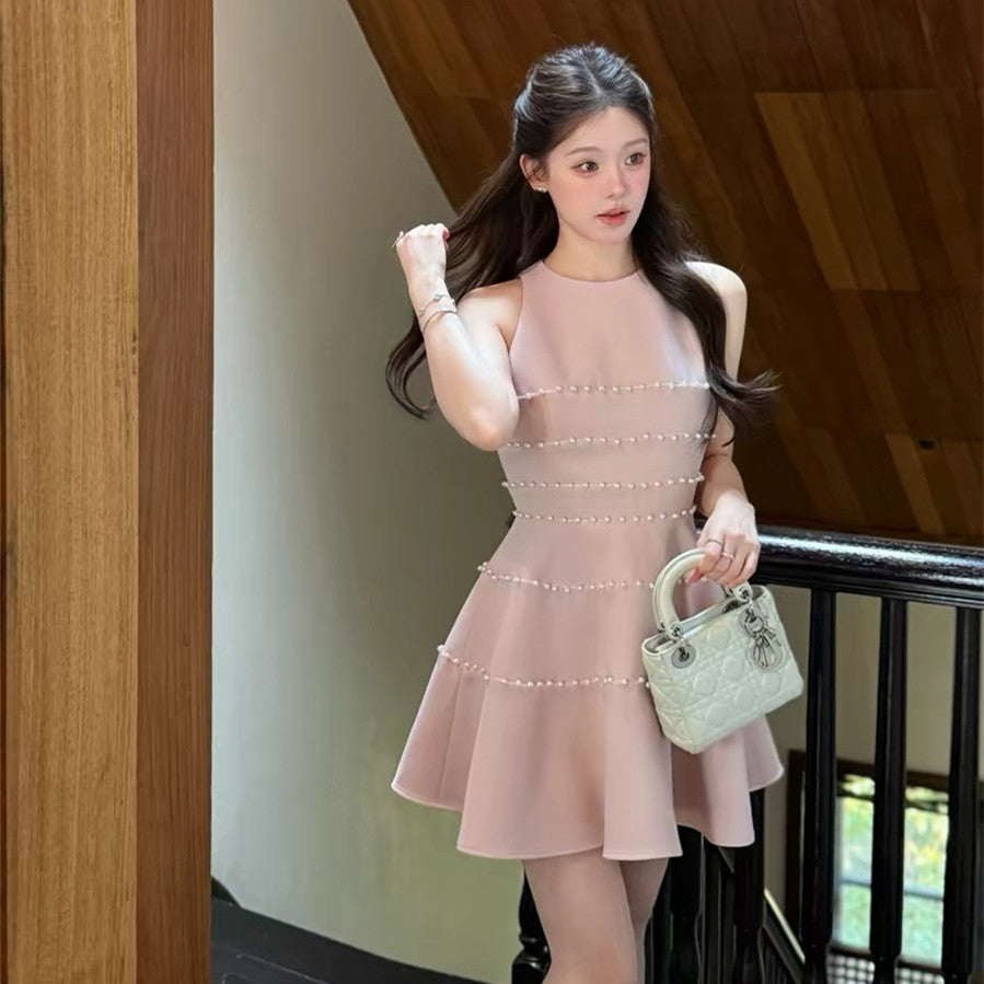【dress】パールミニワンピース  N3729