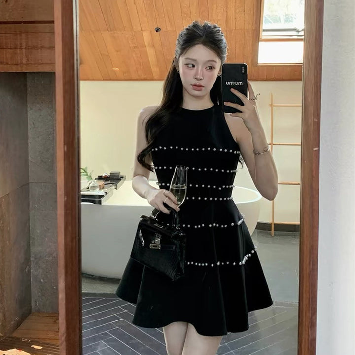 【dress】パールミニワンピース  N3729