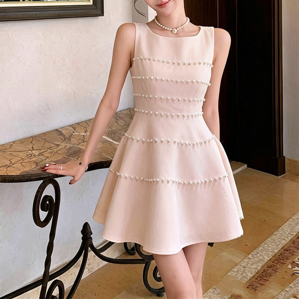 【dress】パールミニワンピース  N3729