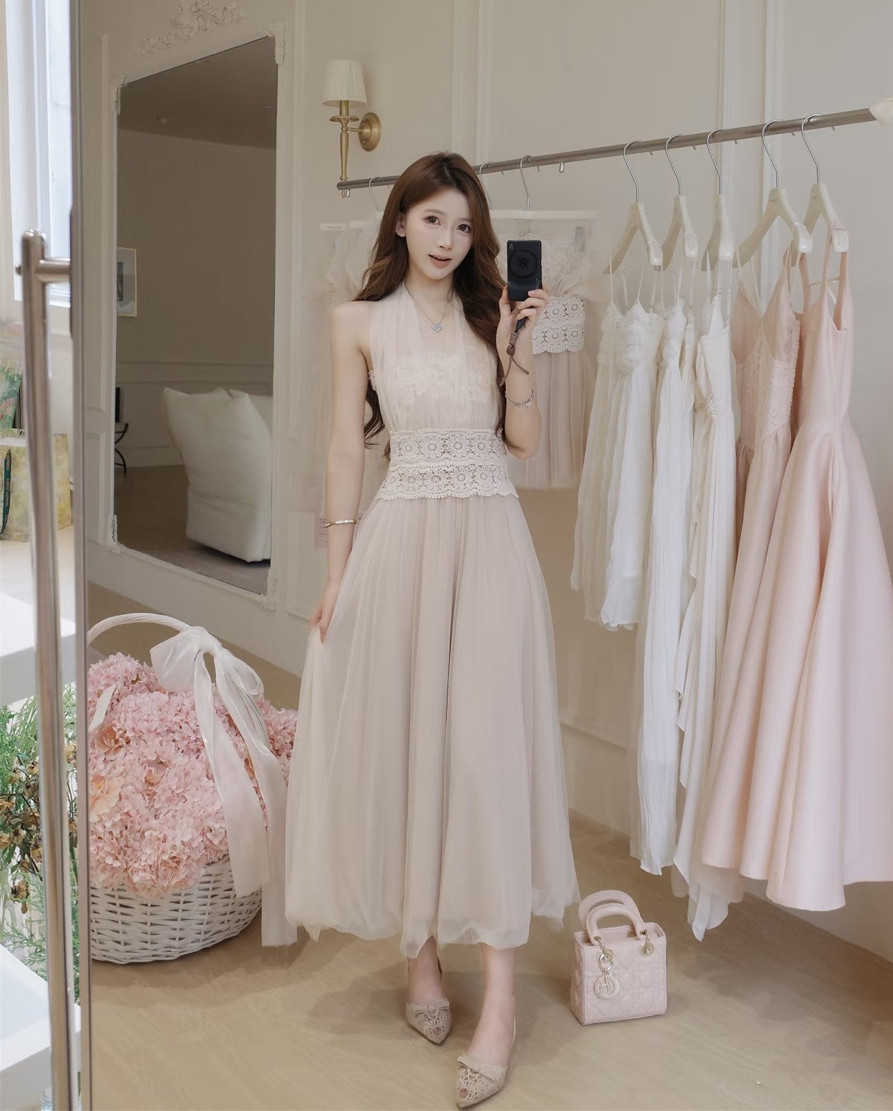 dress】3WAYレースドッキングチュールワンピース N3739 – NANASTYLE