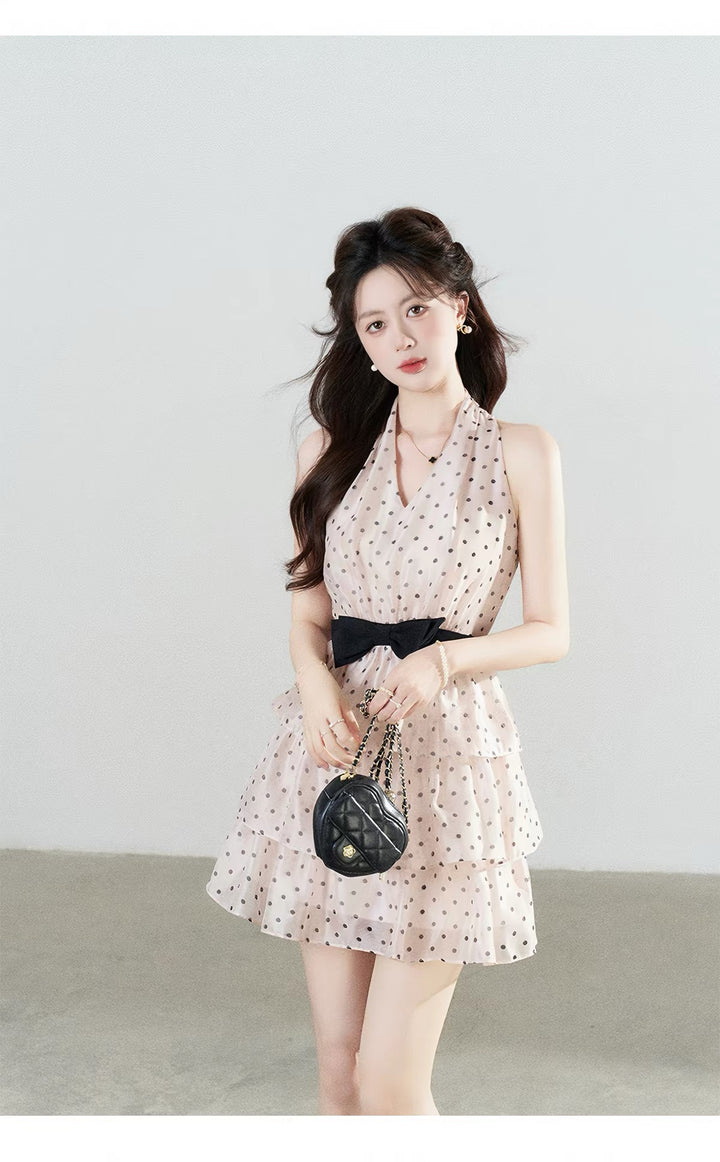 【dress】ドットティアードミニワンピース＆ロングワンピース   N3762