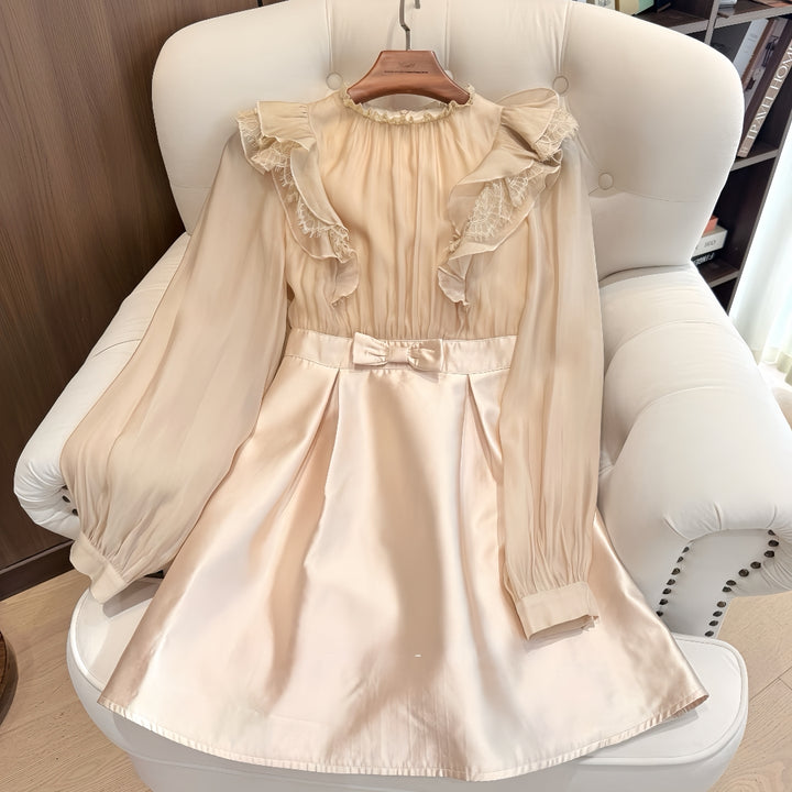 【dress】フリルミニワンピース   K0630