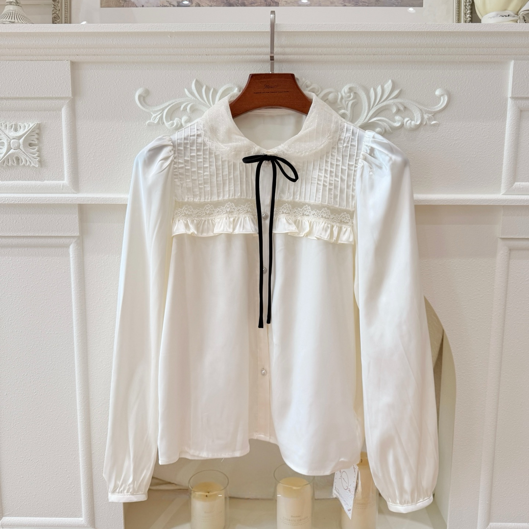 【tops】リボンブラウス K0634