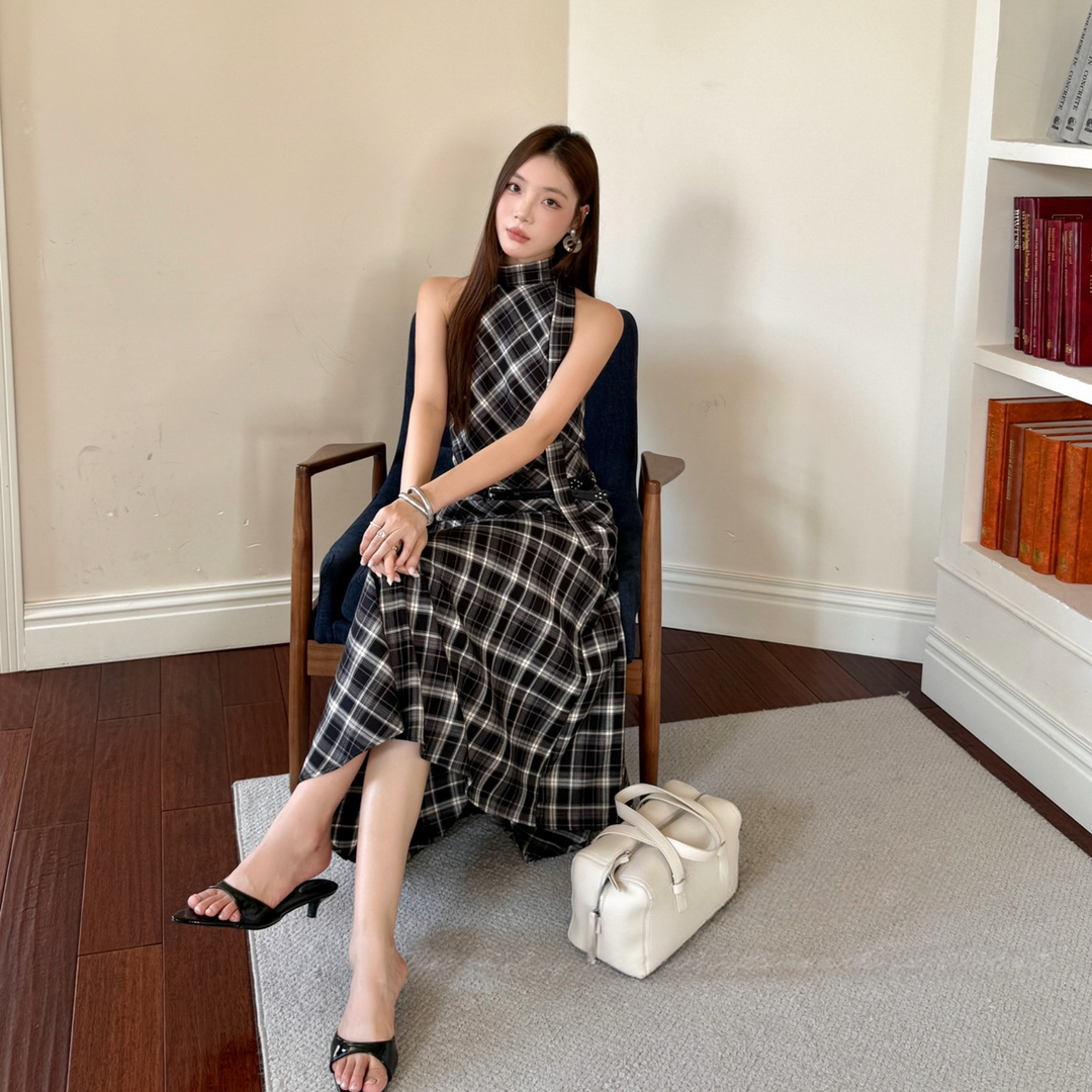 【set】ベルト付きチェックセット  N3777
