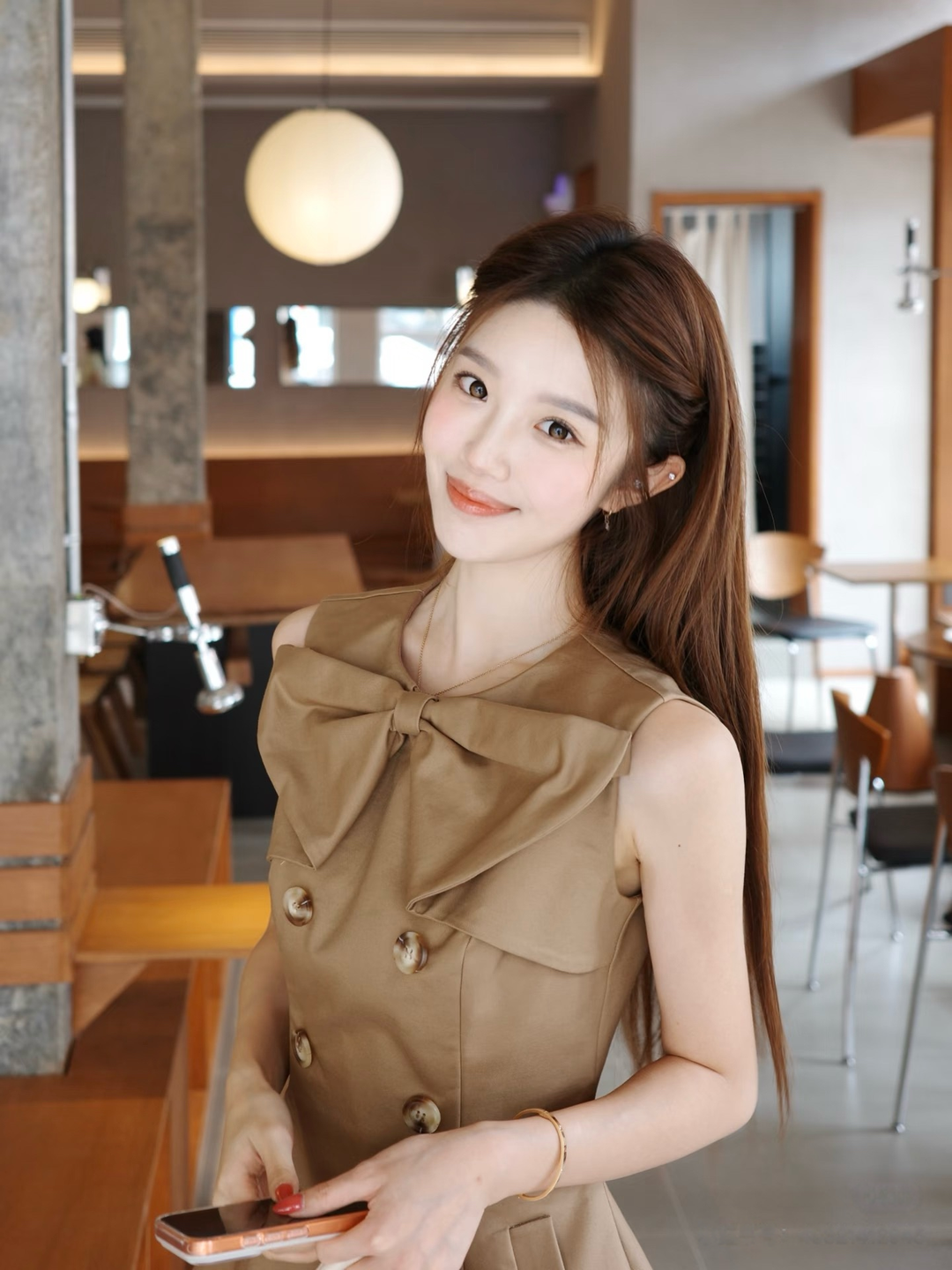【dress】リボンミニワンピース   N3780