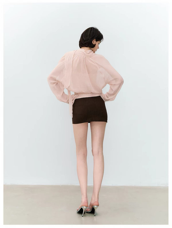 【tops】2WAYシアーブラウス  N3786