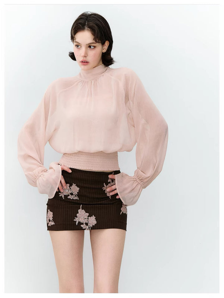 【tops】2WAYシアーブラウス  N3786