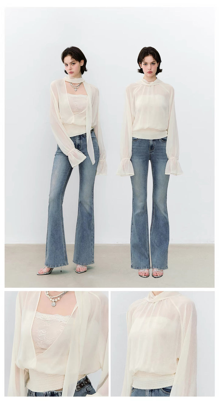 【tops】2WAYシアーブラウス  N3786