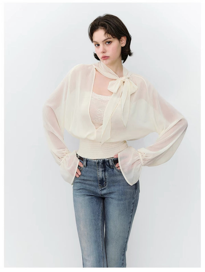 【tops】2WAYシアーブラウス  N3786