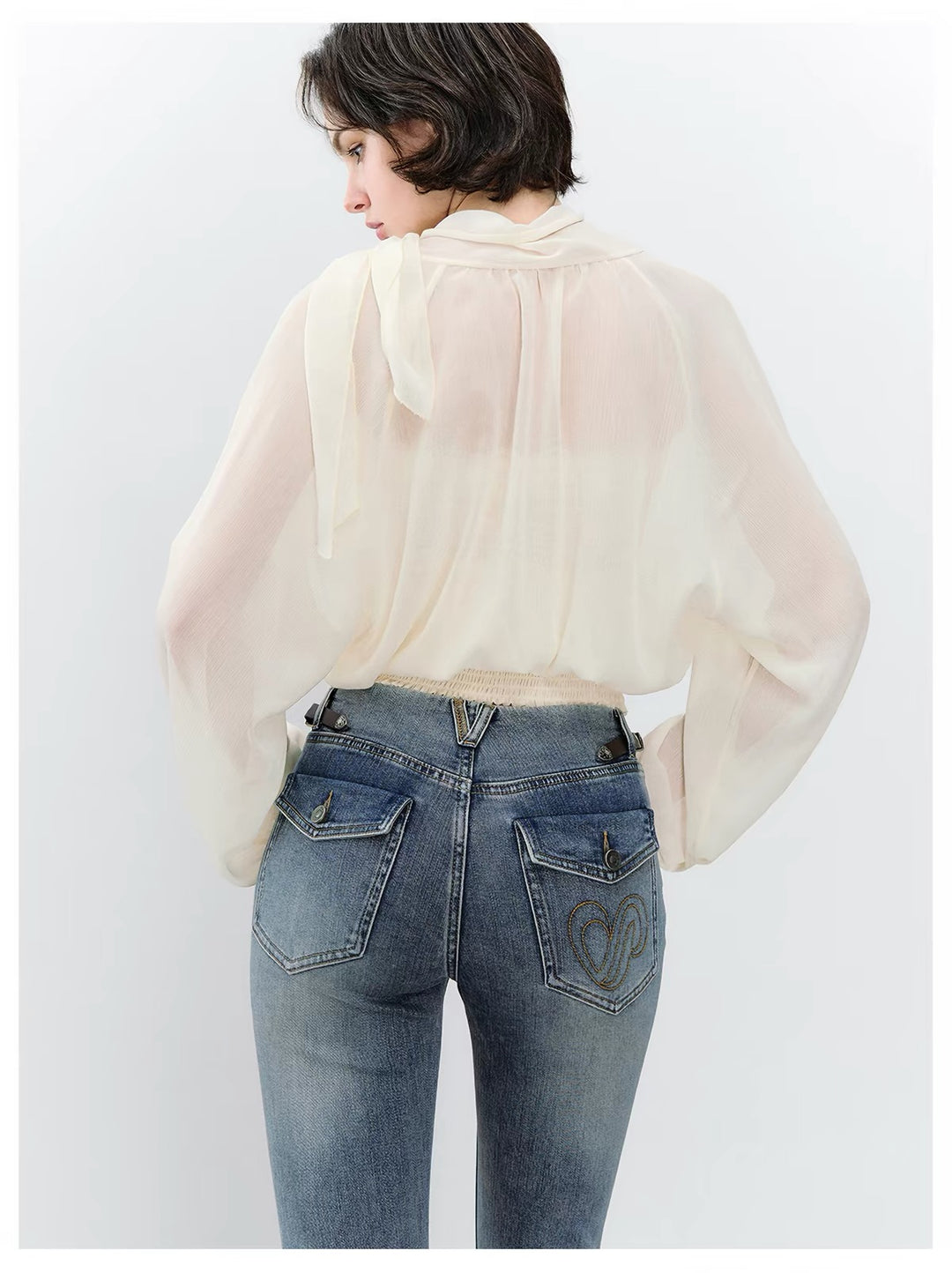 【tops】2WAYシアーブラウス  N3786