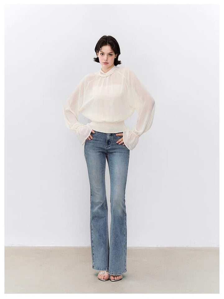 【tops】2WAYシアーブラウス  N3786