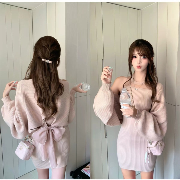 【set】4WAYシアードッキングワンピースセット  N3793