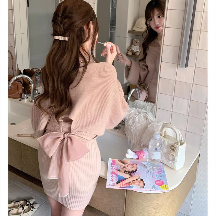 【set】4WAYシアードッキングワンピースセット  N3793
