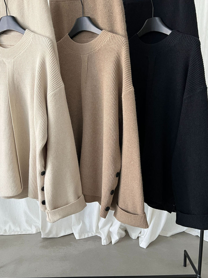 【set】ニットトップス×ロングスカートニットセット  N3804