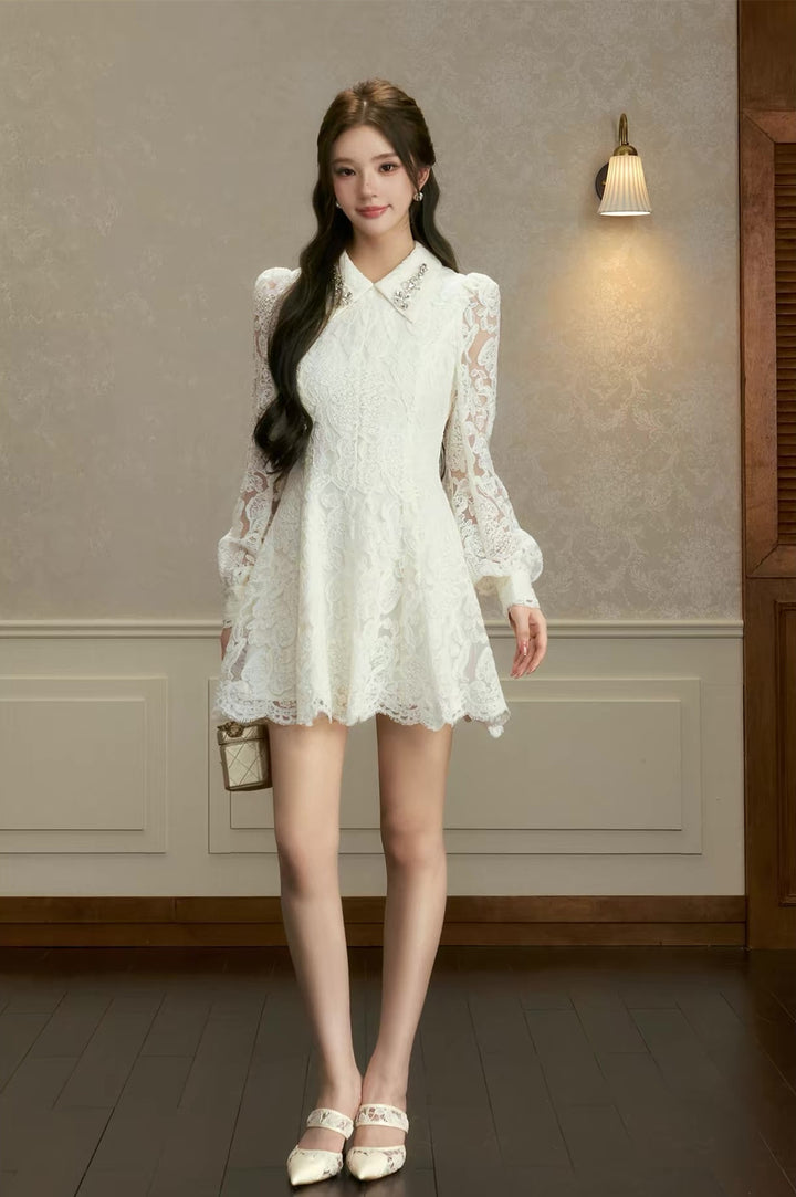 【dress】レースワンピース  N3845