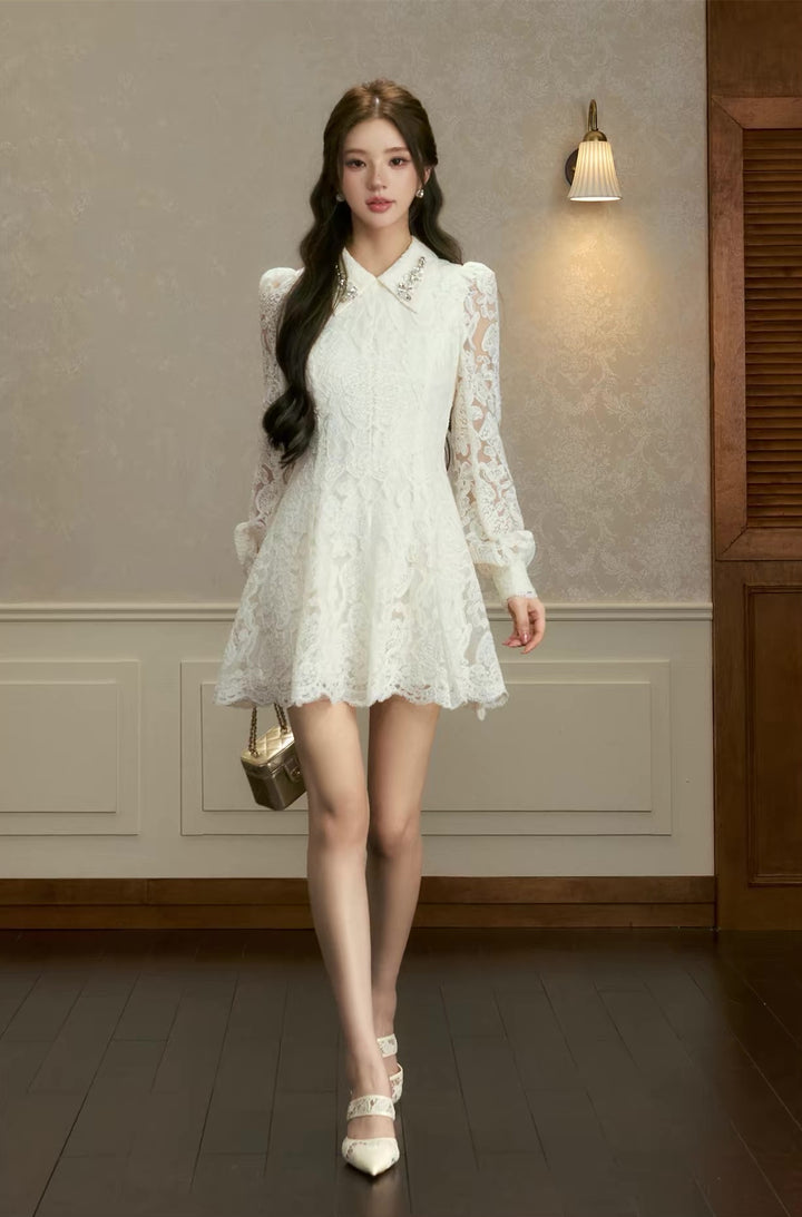 【dress】レースワンピース  N3845