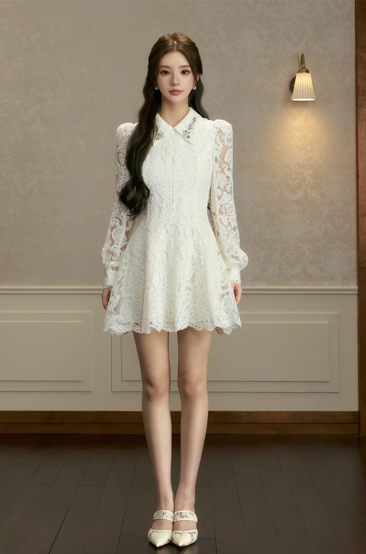 【dress】レースワンピース  N3845