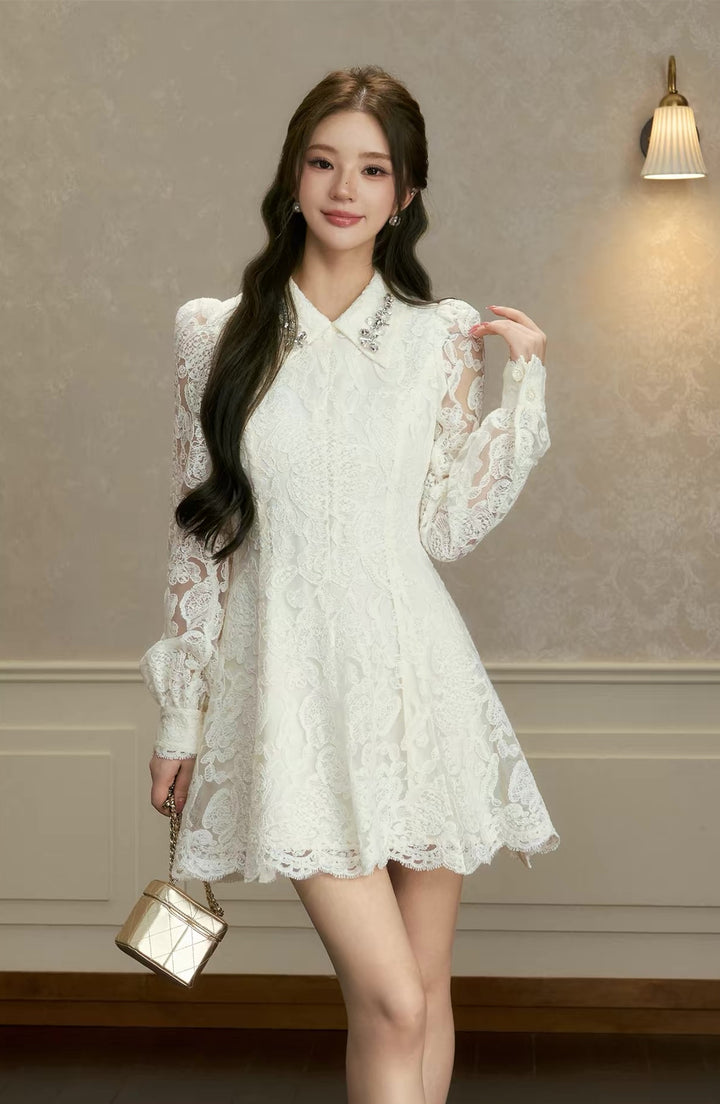 【dress】レースワンピース  N3845