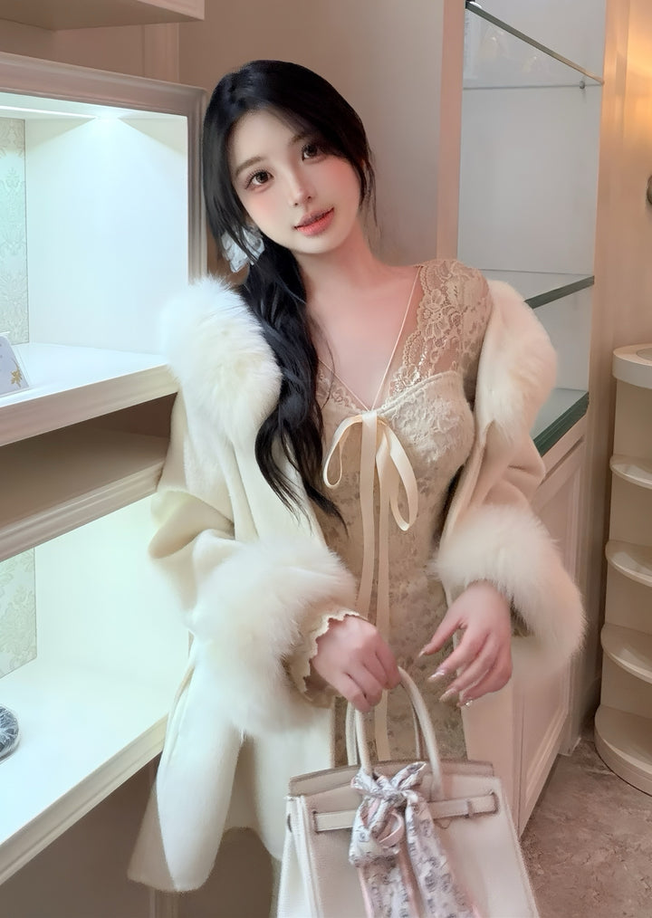 【dress】レースマーメイドワンピース   N3847