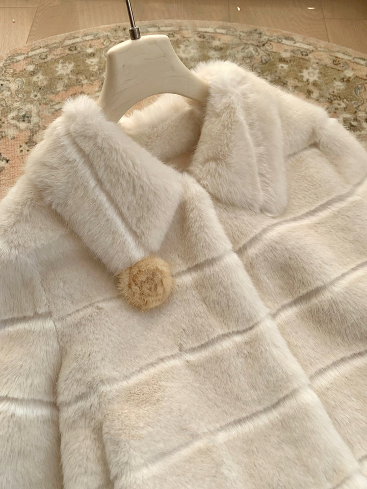 【outer】レディクラシックファージャケット   N3853