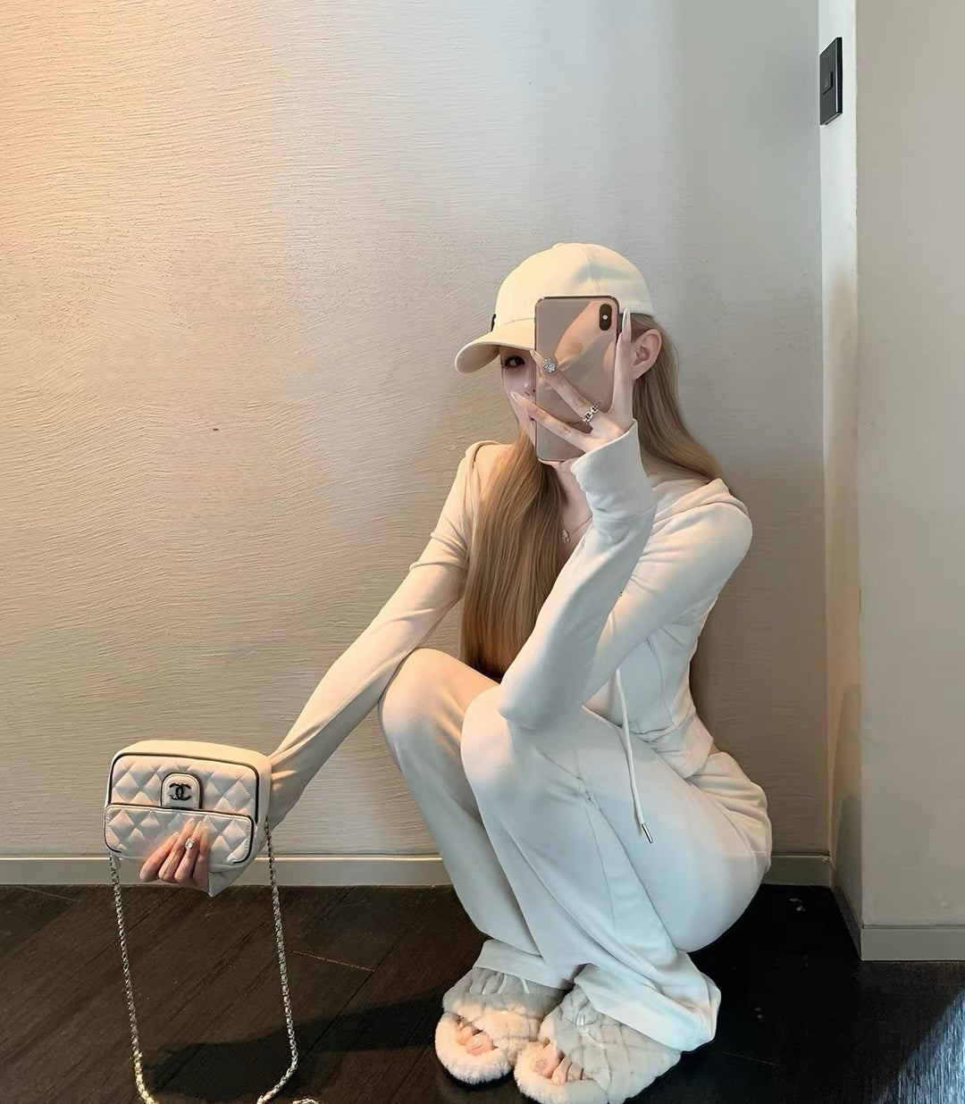【set】パーカー×フレアパンツセット N3878