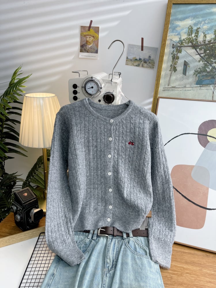 【outer】ニットカーデ　M26679