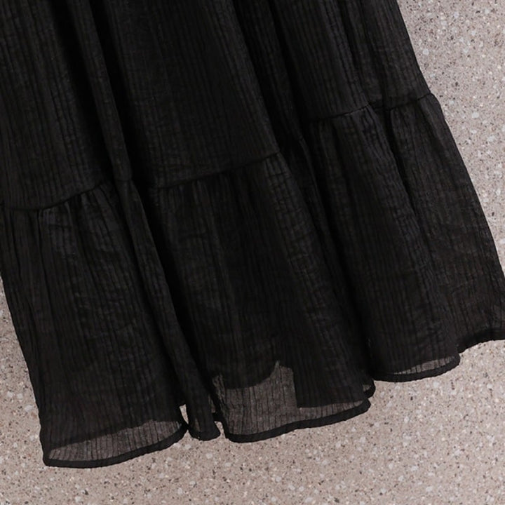 【dress】絶対欲しいVネックデートワンピース着瘦せ　M16958