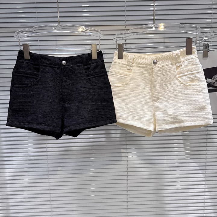 【bottoms】2色展開ショートパンツ Q7448