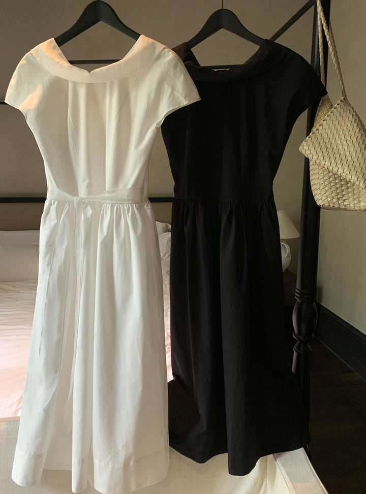 【dress】2色展開ロングワンピース Q8654