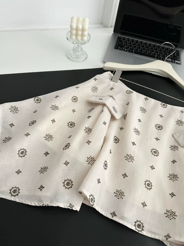 【set】スーツベスト×イレヘムミニスカートセット Q8539