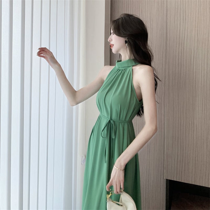 【dress】おしゃれ大人気ノースリーブデートワンピース　M17072