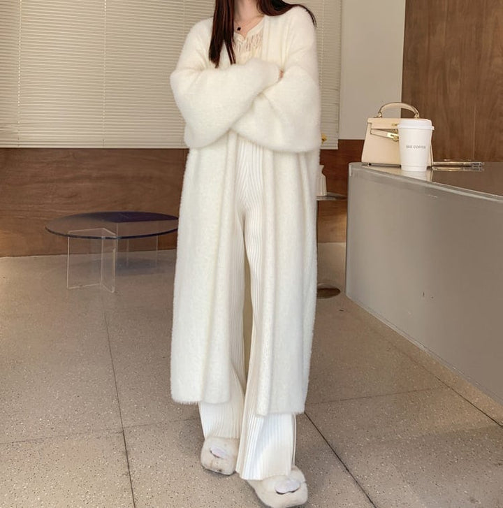 【outer】ロング丈ニットカーデ　M26868