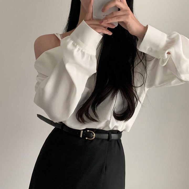 【tops】オフショルダートップス　M25763
