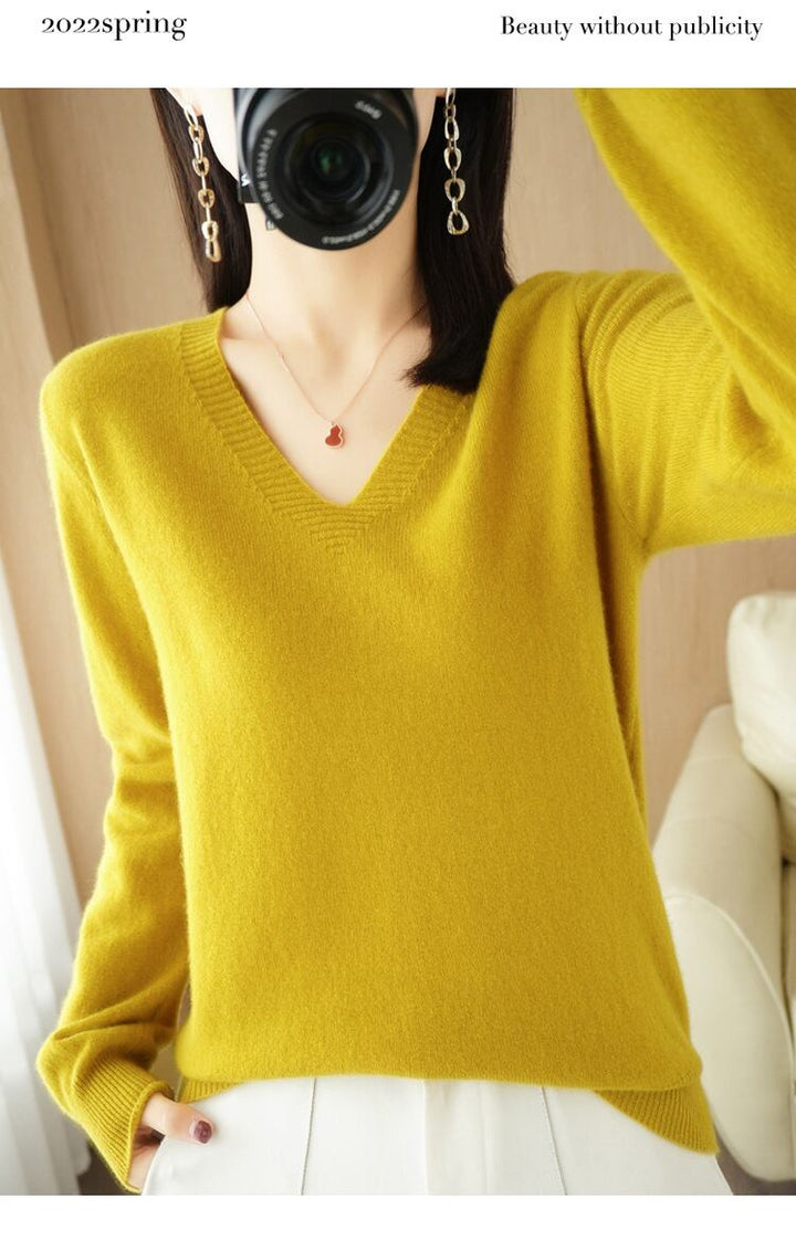 【tops】ニットプルオーバー　M19160