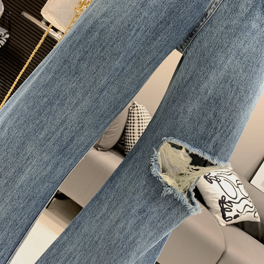【bottoms】デニムパンツ　M24491