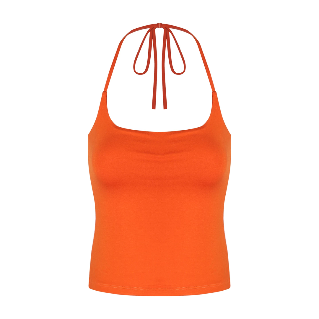 【tops】ホルターネックキャミソール Q8613