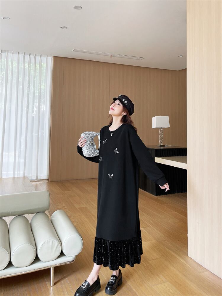 【dress】ビジューカジュアルワンピース　M28937