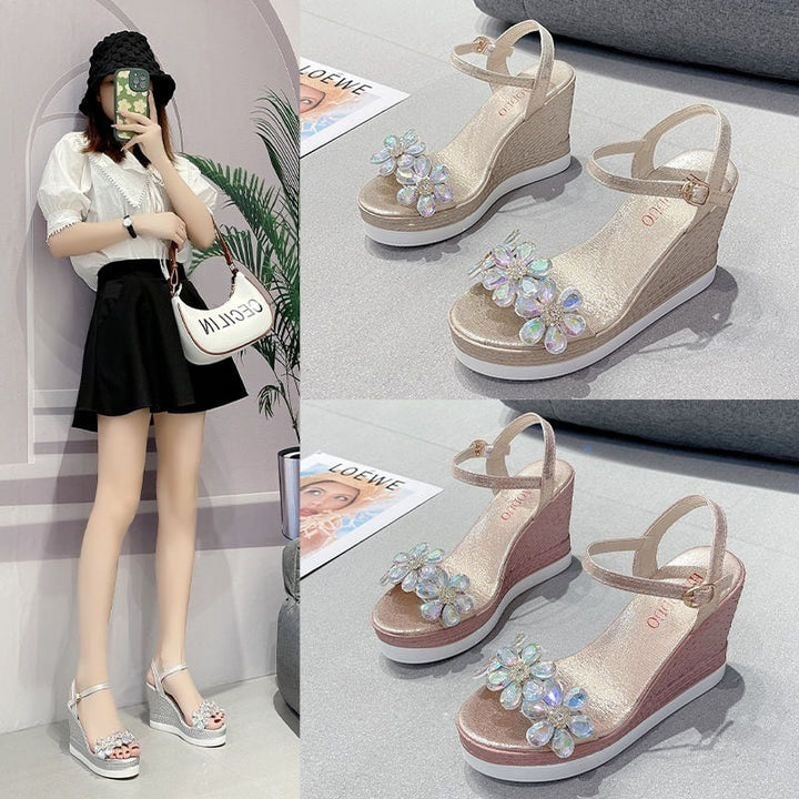 【Shoes】ウェッジヒールサンダル K0132