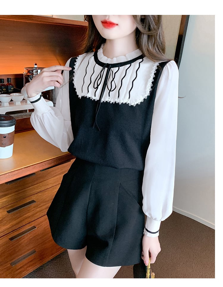 【tops】チュールシャツトップス　M20997
