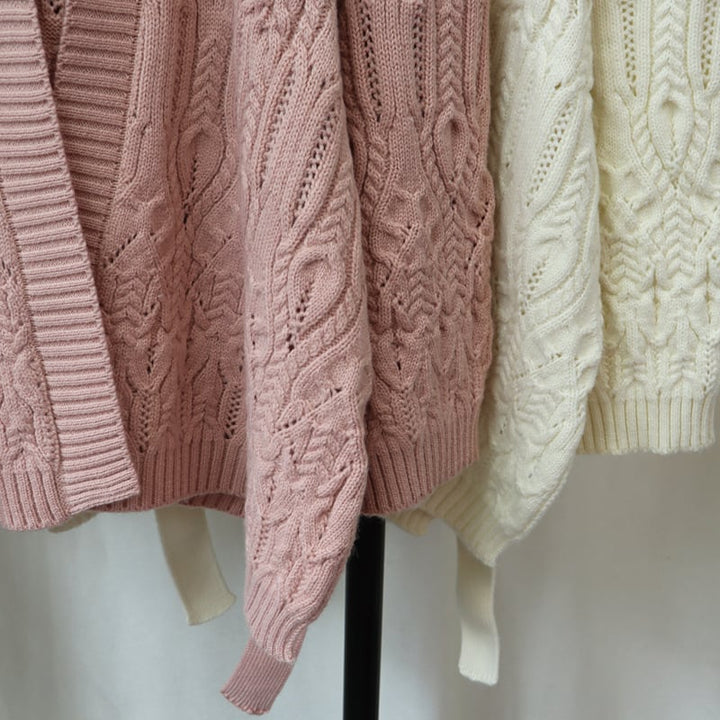 【outer】ニットカーデ　M25529