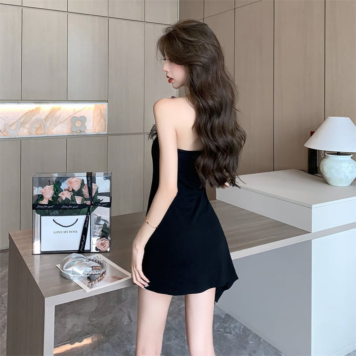 【dress】人気上昇中 chicファッションワンピース着瘦せ　M17089