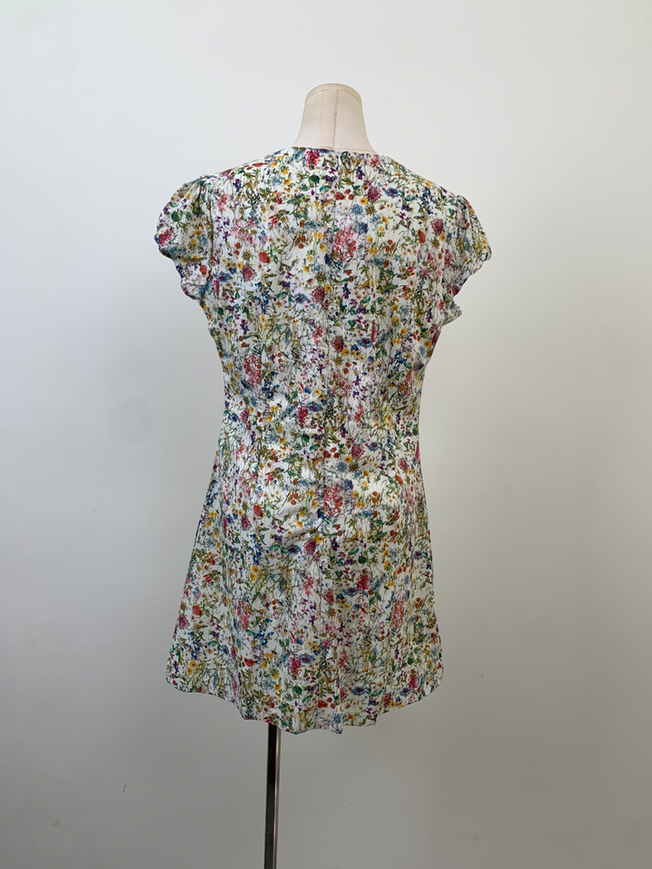 【dress】フラワー柄ワンピース Q8535
