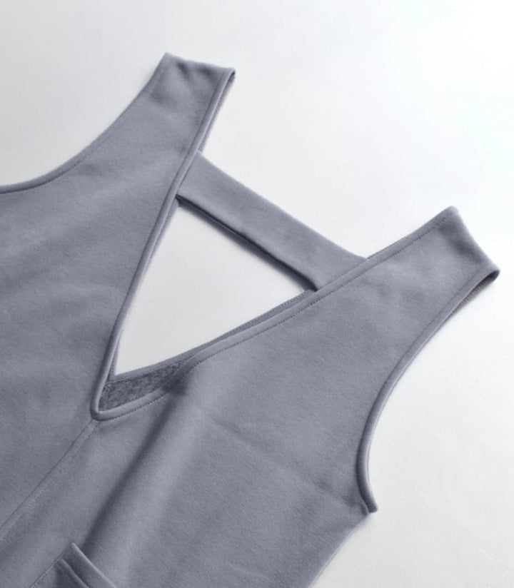 【dress】Vネックベストワンピース　M28037