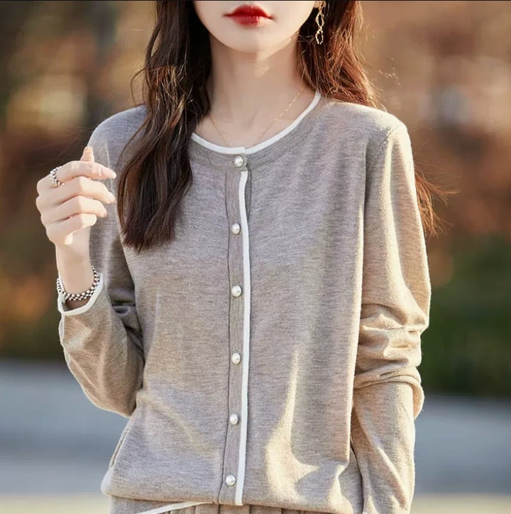 【outer】ニットカーデ　M26257